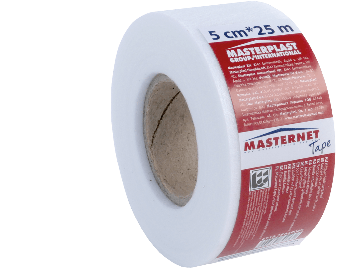 Hézagerősítő üvegfátyol szalag (bandázsszalag)